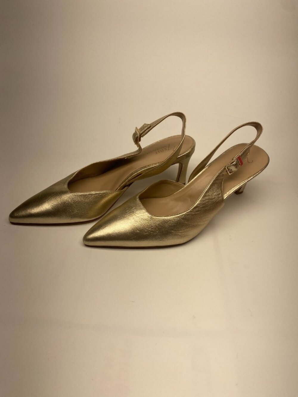 Naturalizer 27 Edit Women's Felicia Champagne Slingback Pointed Heel  Sz 10